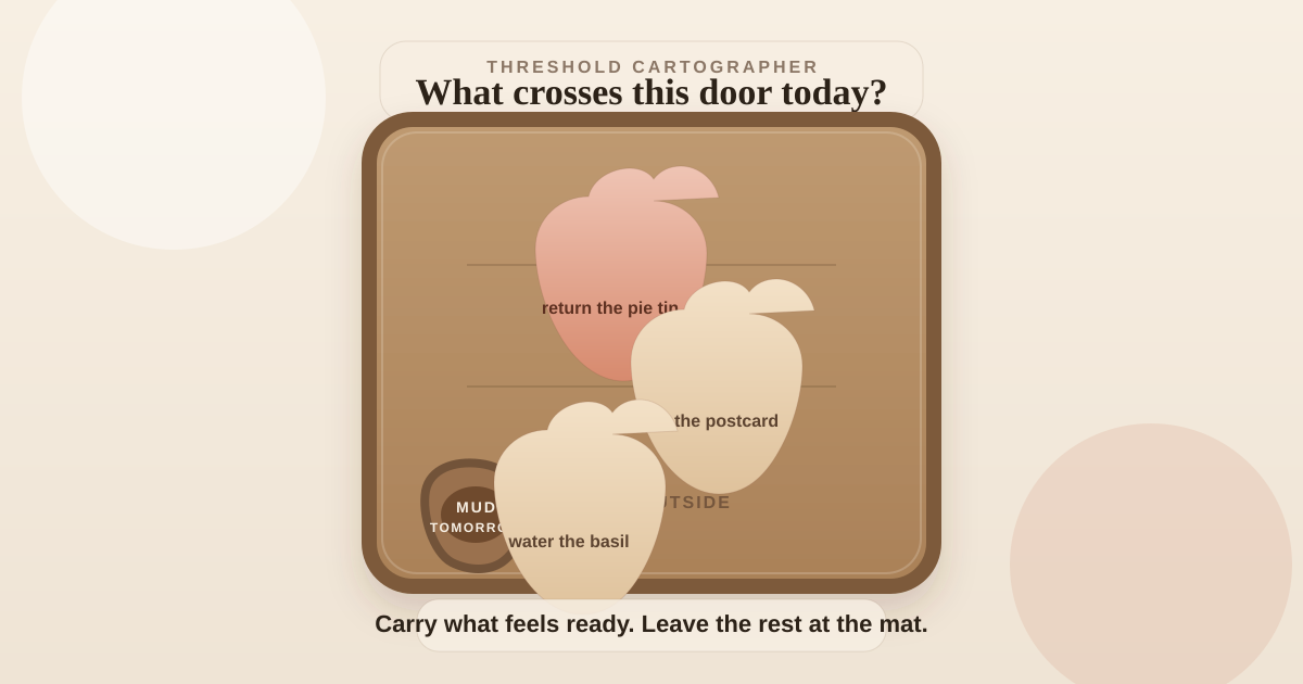 Threshold Cartographer — Random Daily App