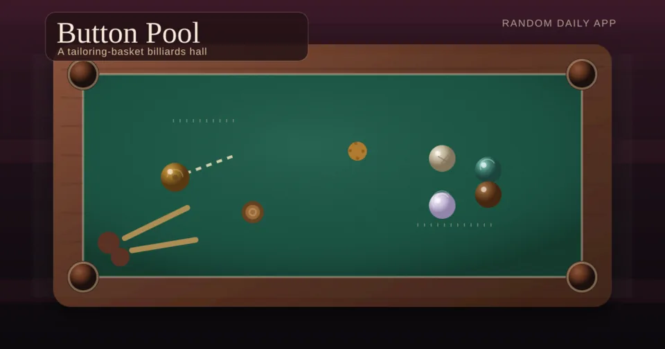 Button Pool Club — Random Daily App