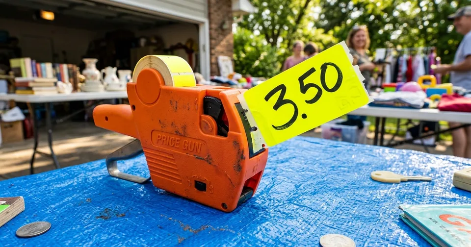 Yard Sale Price Gun — Random Daily App