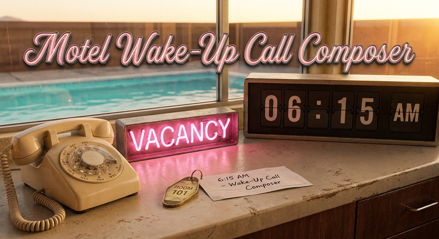 Motel Wake-Up Call Composer