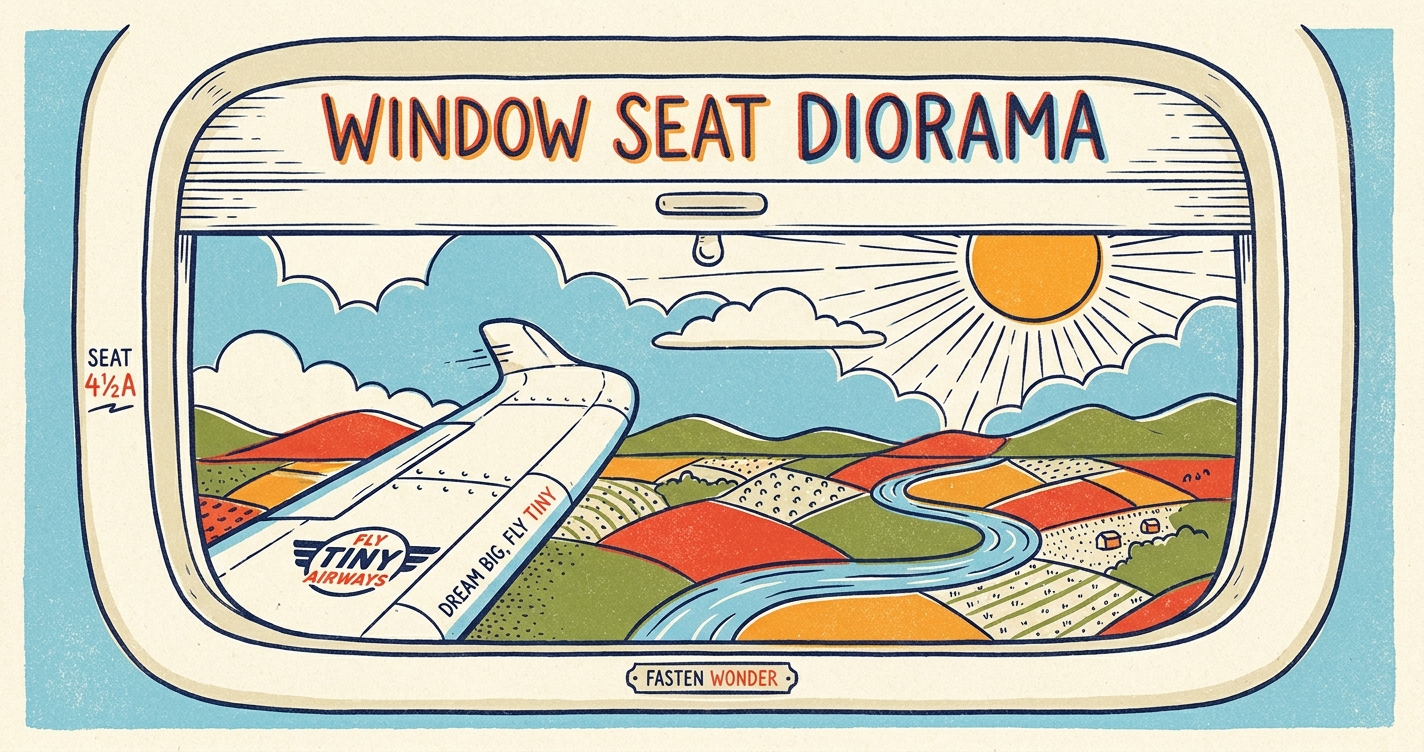 Window Seat Diorama — Random Daily App