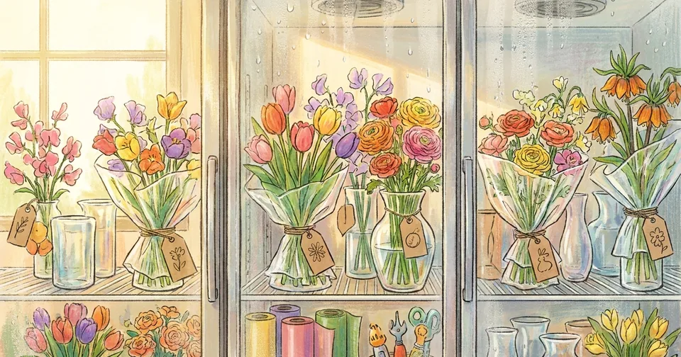 Cellophane Bouquet Department — Random Daily App