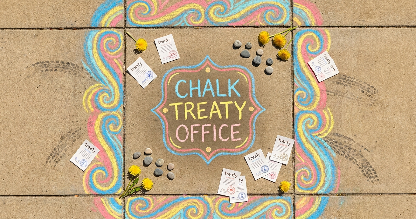 Chalk Treaty Office — Random Daily App