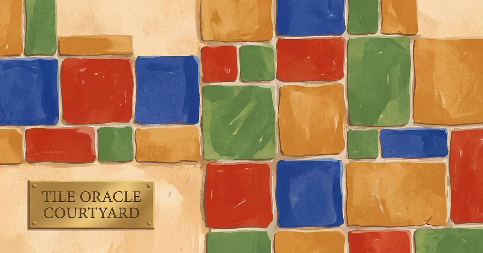 Tile Oracle Courtyard - Random Daily App
