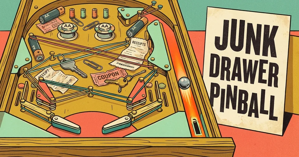 Junk Drawer Pinball - Random Daily App