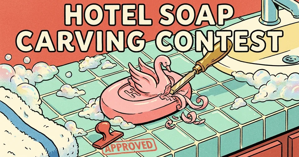 Hotel Soap Carving Contest - Random Daily App