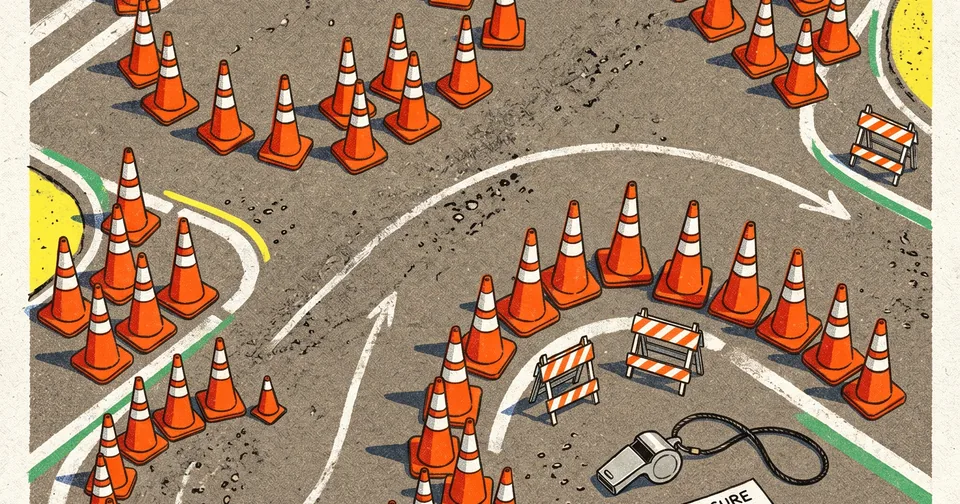 Traffic Cone Ballet - Random Daily App