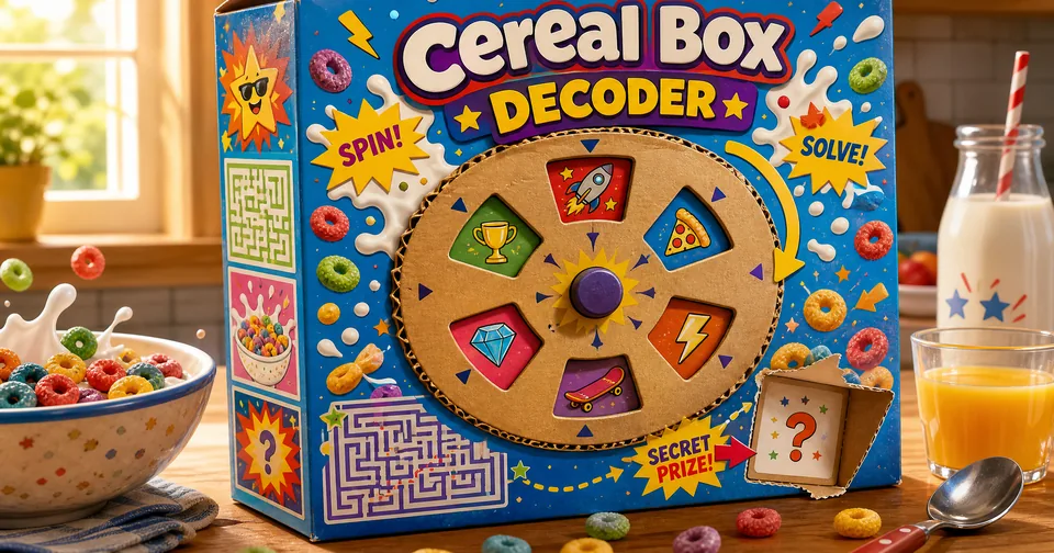 Cereal Box Decoder - Random Daily App