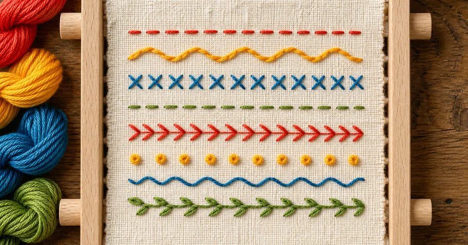 Static Stitch Sampler — Random Daily App