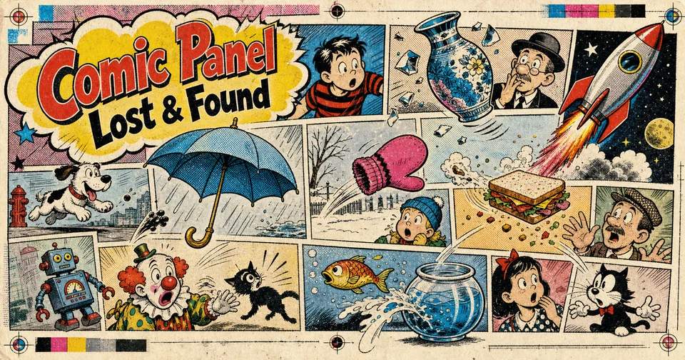 Comic Panel Lost & Found — Random Daily App