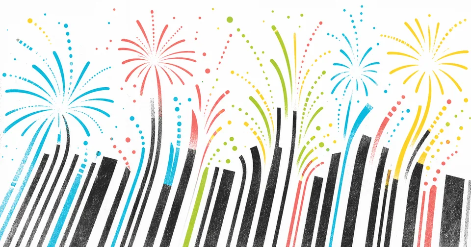Barcode Fireworks Lab - Random Daily App