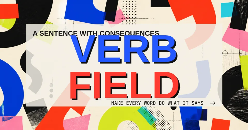 Verb Field — Random Daily App